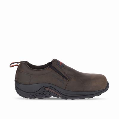 Merrell Jungle Moc Leather Comp Toe Slip On Skor Herr Bruna (SE890423)